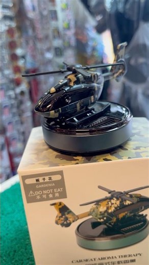 🚁 Solar Powered Helicopter Air Freshener for Cars | Cool Dashboard Accessory
