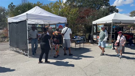 🎨 LIVE from the 9th Annual Highwaymen Heritage Trail Art Show & Festival! We’re LIVE at Moore’s Creek Linear Park in beautiful Fort Pierce, surrounded by incredible artwork celebrating the legendary Florida Highwaymen. The artists are here, the paintings are stunning, and the energy is amazing! #lovethefort | City of Fort Pierce