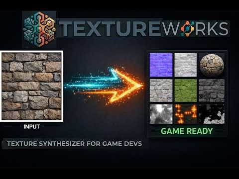 TextureWorks Pro - Instant PBR Texture Generator | Photo to 7 Maps in Seconds | Node Material Editor