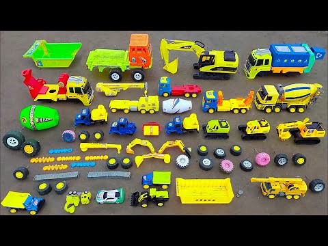 Lắp ráp Xe Cẩu Múc Cát / Máy Xúc / Ô Tô Đổ Rác / Xe Tải Chở Đất / Xe Trộn Bê Tông / Xe Đồ Chơi