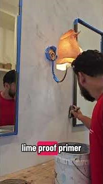 Apply Limewash On Accent Walls Using Portola Paints #limewash #limepaint