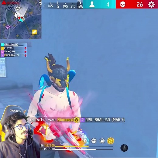 🌚🌸Krull Op? #foryou #krullgaming #freefire