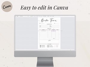 Order Form Template | Small Business | Bakery Business Forms | Editable Bakery Order Form | Cake Order Form | Cookie Order Form - Etsy