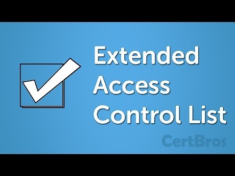 How to Configure Extended ACL Cisco