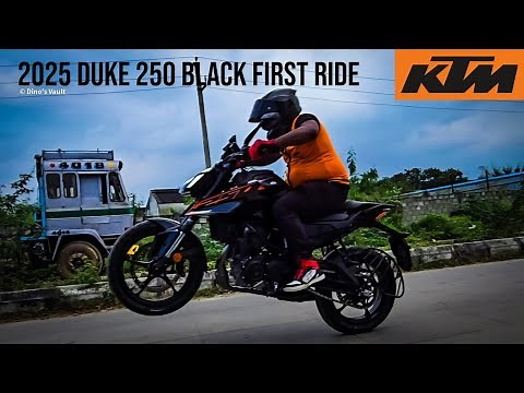 2025 KTM DUKE 250 BLACK First Ride Review 🔥🔥🔥