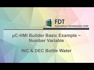 [uC-HMI]Sample 1：INC & DEC Bottle Water