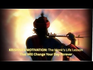 KRISHNA’S MOTIVATION The Monk’s Life Lesson That Will Change Your Day Forever