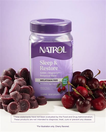 1.3K views | Sleep support without the melatonin: Natrol® Sleep & Restore gummies help you relax, restore, and wake up ready+.  | Natrol | Facebook