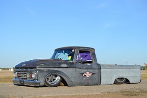 A 650hp 6.0L Power Stroke Engine Makes this Dropped 1964 Ford F-100 Extra Cool