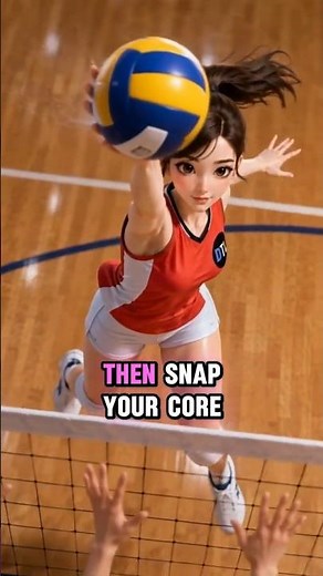 How to spike volleyball #shorts #volleyball
