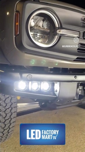 LED Factory Mart Ford Bronco FOG Lights