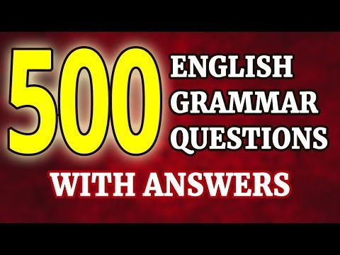 500 English Grammar Questions | Multiple Choice Quiz with Answers