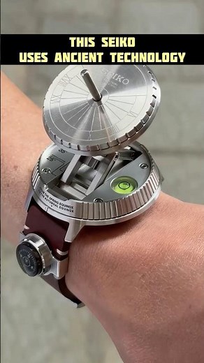 🗿This SEIKO Powered by Ancient Technology 🗿 SEIKO Sundial ‘Sunny Men’ #seiko #ancienttechnology