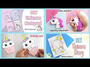 DIY unicorn paper craft | DIY unicorn craft ideas | how to make unicorn craft #unicorn