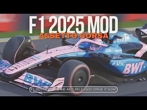 Assetto Corsa F1 2025 Mod – Alpine A525 RELEASED! Drive It Now!