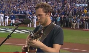Phillip Phillips - National Anthem - World Series 2014 (VIDEO)