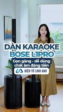 1. Điều gì khiến Bose L1 Pro khác biệt so với loa karaoke thông thường?