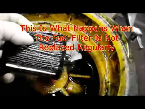 Duel Fuel Filter Replacement 2003-2007 Ford F350 Diesel