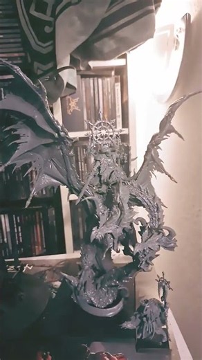 Archaon Age of Sigmar vs Chaos Lord on Chais Dragon, Who is bigger? #warhammer #aos #theoldworld