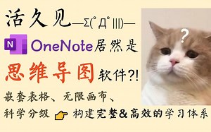 思维导图？OneNote？我怕不是用了个假的？！医学生笔记经验分享