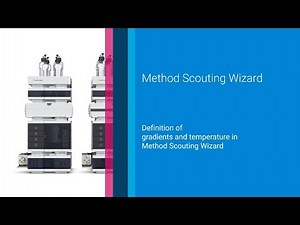 Definition of gradients and temperature in Method Scouting Wizard