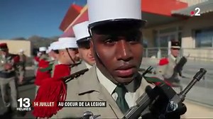 C'était cette semaine au journal de 13 heures de France 2. Une équipe de la chaîne était en immersion au 2e REP pendant les fêtes de Camerone. A demain pour le 14 juillet ! PS : Camerone est bien une victoire, à la Légion on marche au rythme de 88 pas par minutes et les commandos parachutistes sautent jusqu'à 4000m | 2e REP - 2ème Régiment étranger de parachutistes
