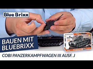 Building with BlueBrixx - Panzerkampfwagen III Ausf. J by Cobi