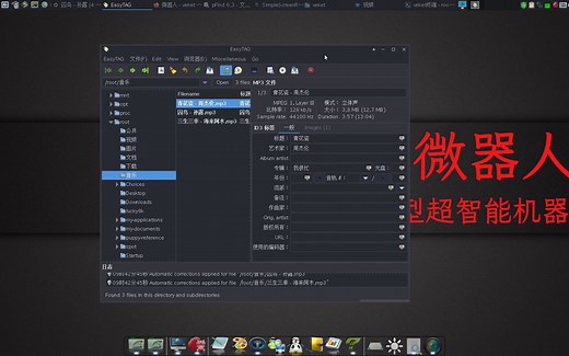 MP3标签编辑器,MP3标签批量修改器,音频文件TAG编辑器EasyTAG
