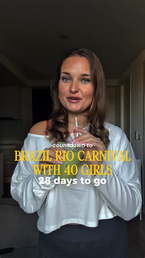 females flying solo | girls trips for solo travellers 🩷 on Instagram: "🇧🇷⏳28 DAYS TO GO UNTIL RIO CARNIVAL 6 days 40 girls 1 bucket list experience!!! 💃 Endless amounts of Caiprinhas 👀 Am I excited? HELL YES Am I nervous? HELL YES Am I prepared? HELL NO🤣 not yet anyway!!!! I can’t believe what was 1 trip to Costa Rica 2 years ago has grown into 40 gals travelling together to RIO CARNIVAL!!!!! 🇧🇷🇧🇷🇧🇷🇧🇷 Countdown is on 🫡 so if you want to see me prepare over the next 4 weeks follow