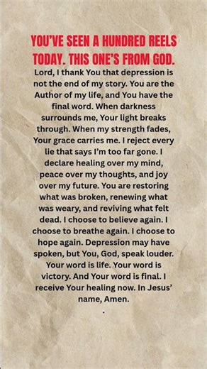 POWERFUL prayer for mental health healing
