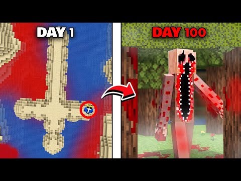 Testing Scary Minecraft Myths for 100 Days
