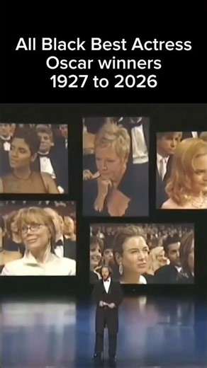 Every Black Best Actress winner 1927 to 2026 #Oscars #AcademyAwards