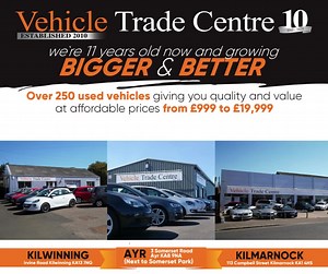 Free AA Breakdown Cover with all vehicles over £2,500! We are happy to announce that we have partnered with the AA to offer our customers free breakdown cover on all vehicles over £2,500. With 3 branches across Ayrshire, a huge range of makes & models, over 250 quality pre-owned vehicles in group stock, and prices starting at £999, we are confident we can help find you the perfect vehicle. Browse our current stock online here www.vehicletradecentre.com #vehicletradecentreayrshire #aabreakdowncov