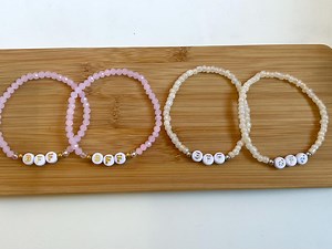 Matching Bracelets: BFF Bracelets, Shiny Dainty Bracelets, Best Friend Gift, Girls Trip Bracelets (set of 2) - Etsy