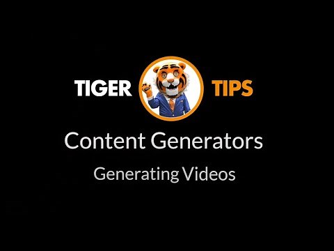 Generating Videos