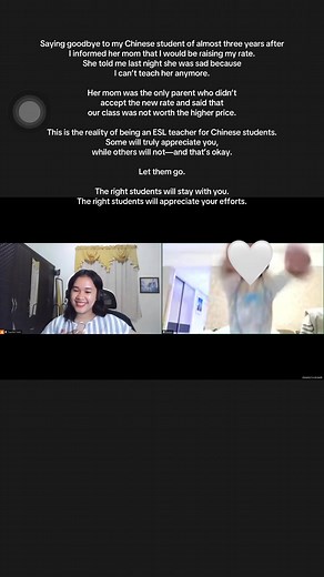 ESL Teacher's Farewell to Chinese Student