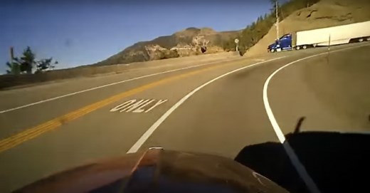 Dash cam video shows crash that claimed truck driver's life on Wolf Creek Pass