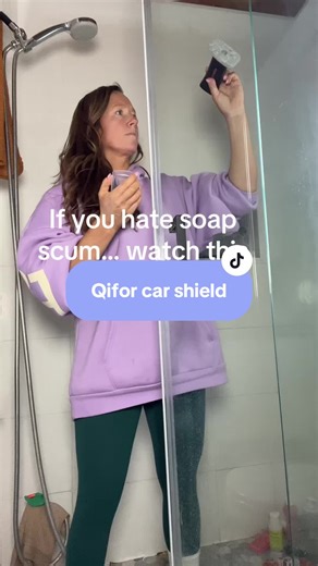 Testing Car Glass Guard on Shower Doors