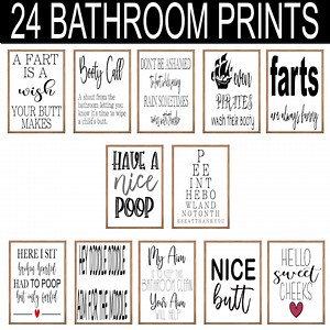 Bathroom Rules Printable Restroom Signs, Funny Bathroom Sets, Bathroom Signs Print, Fart Gifts, Funny Housewarming Gift New Home - Etsy