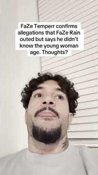 Faze Temperrr Confirms The Allegations