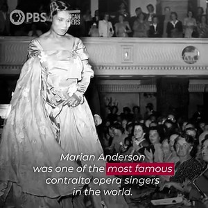 Did you know there are 7 traditional vocal classifications? "Marian Anderson: The Whole World in Her Hands" premieres TONIGHT at 9/8c on PBS. [VID: List video of the 7 traditional vocal categories. Transcript: 7 types of opera voices. In Marian Anderson’s era through to today, adult opera singers have been commonly grouped into 7 vocal categories, traditionally broken down along a gender binary. Contralto (kuhn-tral-toh) The lowest classical female singing voice. Marian Anderson was one of the m