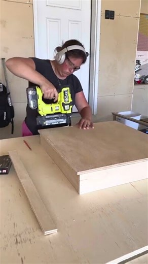 Plywood drawer method without expensive slides