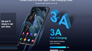 Super Fast USB Type C to USB-A Cable