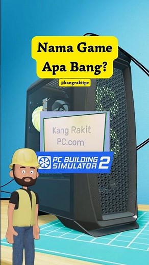 Many people ask what the PC building game in this video is called #pcbuildingsimulator2 #kangrakitpc