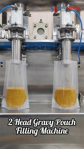 2 Head Gravy Pouch Filling Machine | Chutneys, Sauces & Curries
