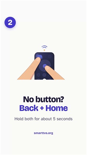 Roku Remote Won't Pair? Try Back + Home #Shorts