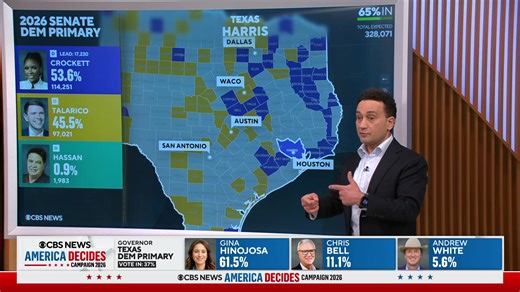 LIVE: First major 2026 primaries kick-off in Texas, North Carolina and Arkansas | CBS News