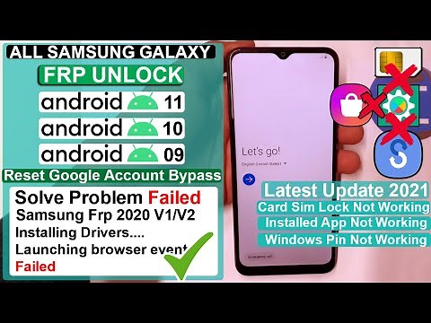 Samsung Frp Tool 2021 | All Samsung Frp Bypass 100% Working | Samsung Frp Tool Failed