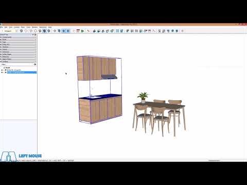 Outliner trong Sketchup