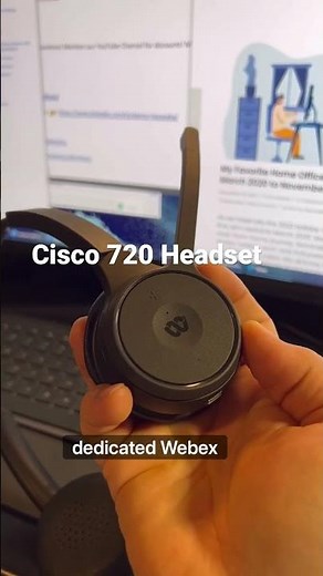 Cisco 720 Headset with Webex Button